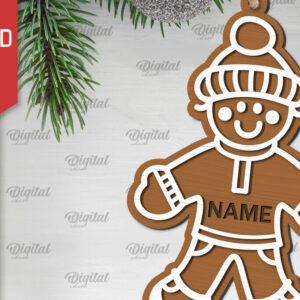 Intra απο ξύλο plywood  Χρώμα wenge 3mm-4mm πάχος - Gingerbread Man . Οικογένεια μελόψωμο Δίασταση 30x20 cm INTRAFABR-124658531