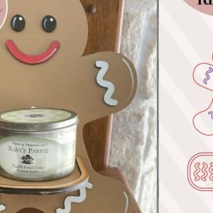 Intra απο ξύλο plywood  Χρώμα wenge 3mm-4mm πάχος - Gingerbread Man Wall Ράφι Δίασταση 30x20 cm INTRAFABR-124658615