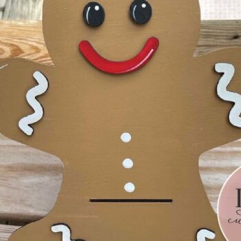 Intra απο ξύλο plywood Χρώμα wenge 3mm-4mm πάχος - Gingerbread Man Wall Ράφι Δίασταση 30x20 cm INTRAFABR-124658615 - Image 3