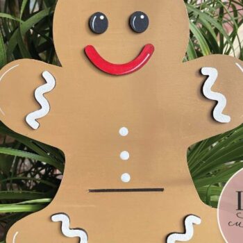 Intra απο ξύλο plywood Χρώμα wenge 3mm-4mm πάχος - Gingerbread Man Wall Ράφι Δίασταση 30x20 cm INTRAFABR-124658615 - Image 4