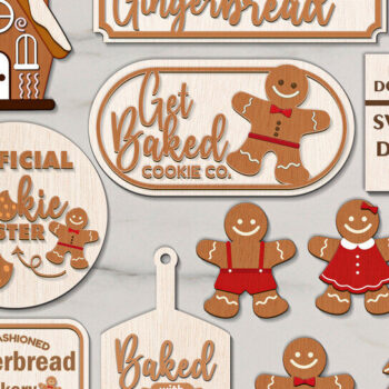 Intra απο ξύλο plywood  Χρώμα wenge 3mm-4mm πάχος - Διακόσμηση δίσκου με κλιμάκωση με μελόψωμο Δίασταση 4x4 cm INTRAFABR-57562039 - Image 1