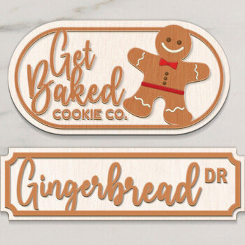 Intra απο ξύλο plywood  Χρώμα wenge 3mm-4mm πάχος - Διακόσμηση δίσκου με κλιμάκωση με μελόψωμο Δίασταση 4x4 cm INTRAFABR-57562039 - Image 3