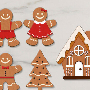 Intra απο ξύλο plywood  Χρώμα wenge 3mm-4mm πάχος - Διακόσμηση δίσκου με κλιμάκωση με μελόψωμο Δίασταση 4x4 cm INTRAFABR-57562039 - Image 4