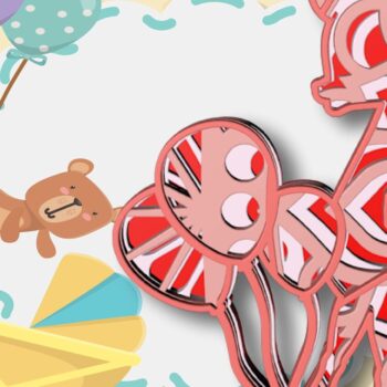 Intra απο ξύλο plywood  Χρώμα wenge 3mm-4mm πάχος - Καμηλοπάρδαλη και μπαλόνια, τρισδιάστατη Μάνταλα Δίασταση 30x20 cm INTRAFABR-103123850 - Image 3