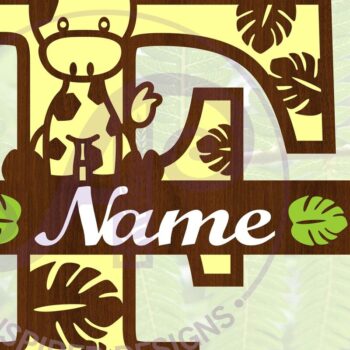 Intra απο ξύλο plywood Χρώμα wenge 3mm-4mm πάχος - Καμηλοπάρδαλη κεφαλαίο F Μονόγραμμα Δίασταση 30x20 cm INTRAFABR-120934190 - Image 1