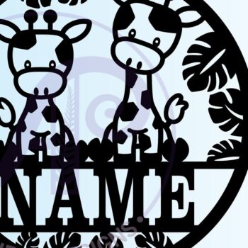 Intra απο ξύλο plywood Χρώμα wenge 3mm-4mm πάχος - περικοπής Name Giraffe Δίασταση 30x20 cm INTRAFABR-28603938 - Image 3