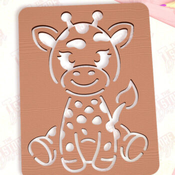 Intra απο ξύλο plywood Χρώμα wenge 3mm-4mm πάχος - Πίνακας εντοπισμού καμηλοπάρδαλης | Πρότυπο σχεδίασης Δίασταση 40x50 cm INTRAFABR-121051546 - Image 1