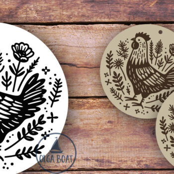 Intra απο ξύλο plywood  Χρώμα wenge 3mm-4mm πάχος - Κορίτσι Αρκούδα με Φιόγκο Σκουλαρίκια Δίασταση 3x3 cm INTRAFABR-118809813 - Image 1