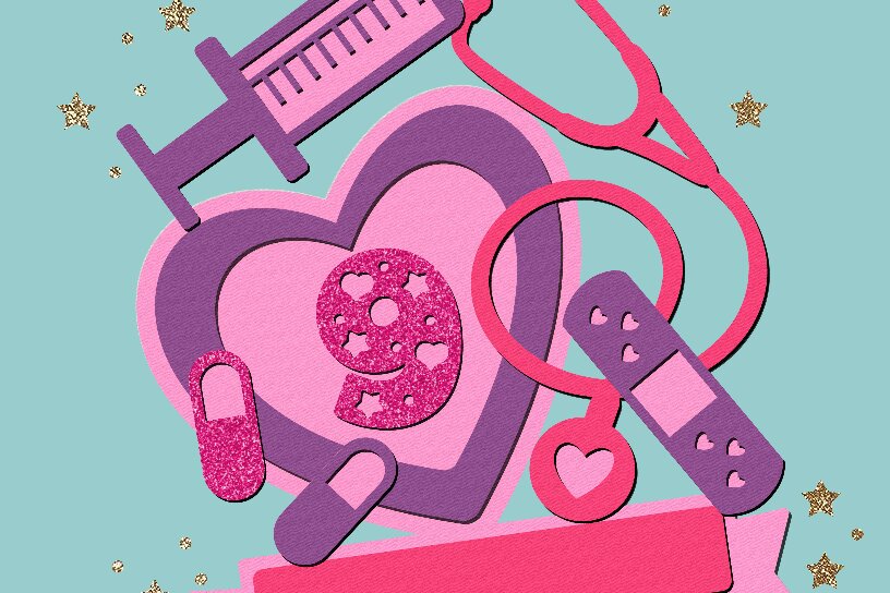 Intra απο ξύλο plywood  Χρώμα wenge 3mm-4mm πάχος - Girl Doctor Cake Topper 3D Δίασταση 20x20 cm INTRAFABR-29588920