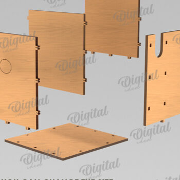 Intra απο ξύλο plywood  Χρώμα wenge 3mm-4mm πάχος - Πακέτο λέιζερ για γυαλιά και μολύβια Δίασταση 30x20 cm INTRAFABR-120174899 - Image 2