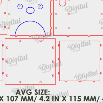 Intra απο ξύλο plywood  Χρώμα wenge 3mm-4mm πάχος - Πακέτο λέιζερ για γυαλιά και μολύβια Δίασταση 30x20 cm INTRAFABR-120174899 - Image 6