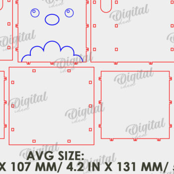 Intra απο ξύλο plywood  Χρώμα wenge 3mm-4mm πάχος - Πακέτο λέιζερ για γυαλιά και μολύβια Δίασταση 30x20 cm INTRAFABR-120174899 - Image 12