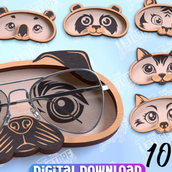 Intra απο ξύλο plywood  Χρώμα wenge 3mm-4mm πάχος - Πακέτο σχεδίασης θήκης γυαλιών Δίασταση 20x20 cm INTRAFABR-119965605 - Image 1