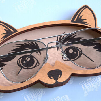 Intra απο ξύλο plywood  Χρώμα wenge 3mm-4mm πάχος - Πακέτο σχεδίασης θήκης γυαλιών Δίασταση 20x20 cm INTRAFABR-119965605 - Image 7