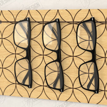 Intra απο ξύλο plywood Χρώμα wenge 3mm-4mm πάχος - Βάση γυαλιών |Βάση γυαλιών Δίασταση 20x20 cm INTRAFABR-120133630 - Image 1