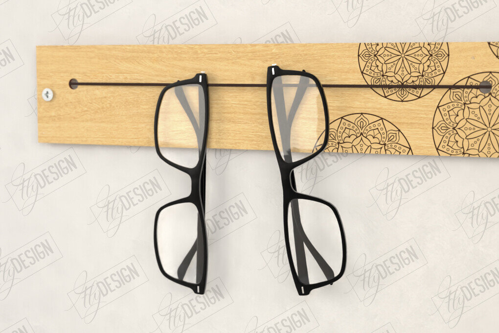 Intra απο ξύλο plywood  Χρώμα wenge 3mm-4mm πάχος - Βάση γυαλιών |Βάση γυαλιών Δίασταση 20x20 cm INTRAFABR-120133639