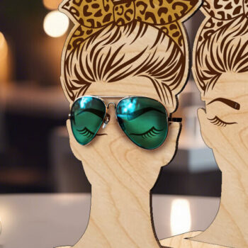 Intra απο ξύλο plywood Χρώμα wenge 3mm-4mm πάχος - Γυαλοθήκη | Messy Bun Bandana Δίασταση 30x20 cm INTRAFABR-95178390 - Image 4