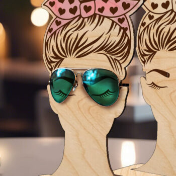 Intra απο ξύλο plywood Χρώμα wenge 3mm-4mm πάχος - Γυαλοθήκη | Messy Bun Bandana Δίασταση 30x20 cm INTRAFABR-95178390 - Image 6