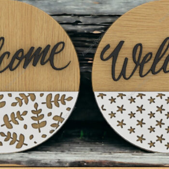 Intra απο ξύλο plywood  Χρώμα wenge 3mm-4mm πάχος - Glowforge για επιγραφές πόρτας Δίασταση 20x20 cm INTRAFABR-119076365 - Image 1