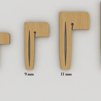 Intra απο ξύλο plywood  Χρώμα wenge 3mm-4mm πάχος - Καρφίτσες Glowforge Lightburn Honeycomb Δίασταση 30x20 cm INTRAFABR-119076832 - Image 1