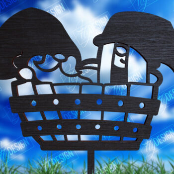 Intra απο ξύλο plywood Χρώμα wenge 3mm-4mm πάχος - Διακόσμηση Κήπου Gnome | Πάσσαλος κήπου Δίασταση 20x20 cm INTRAFABR-118948324 - Image 1