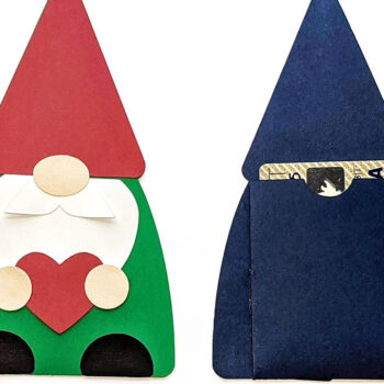 Intra απο ξύλο plywood Χρώμα wenge 3mm-4mm πάχος - Gnome Gift Card Holder Duo Δίασταση 20x20 cm INTRAFABR-119120221 - Image 2