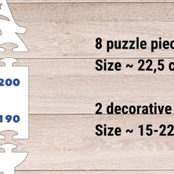 Intra απο ξύλο plywood Χρώμα wenge 3mm-4mm πάχος - Διάγραμμα ανάπτυξης ύψους Gnome, Χάρακας ανάπτυξης Δίασταση 30x20 cm INTRAFABR-119952606 - Image 2