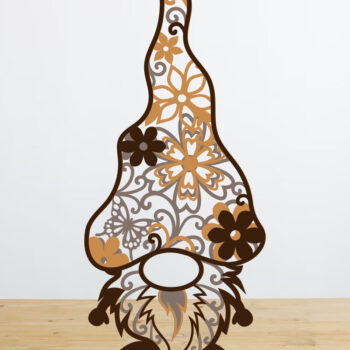 Intra απο ξύλο plywood  Χρώμα wenge 3mm-4mm πάχος - Πολυστρωματική διακόσμηση Gnome, Δίασταση 3x8 cm INTRAFABR-96129383 - Image 1