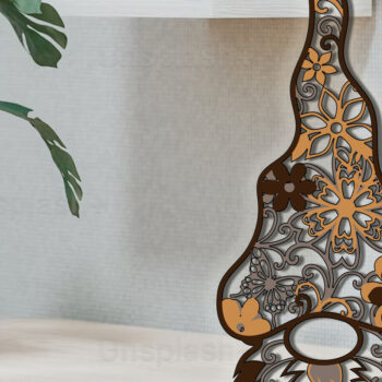 Intra απο ξύλο plywood  Χρώμα wenge 3mm-4mm πάχος - Πολυστρωματική διακόσμηση Gnome, Δίασταση 3x8 cm INTRAFABR-96129383 - Image 2