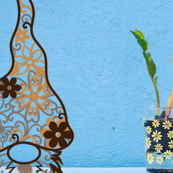 Intra απο ξύλο plywood  Χρώμα wenge 3mm-4mm πάχος - Πολυστρωματική διακόσμηση Gnome, Δίασταση 3x8 cm INTRAFABR-96129383 - Image 3