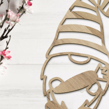 Intra απο ξύλο plywood  Χρώμα wenge 3mm-4mm πάχος - Πρότυπο Gnome Onelayered για Δίασταση 34x7 cm INTRAFABR-119187001 - Image 3