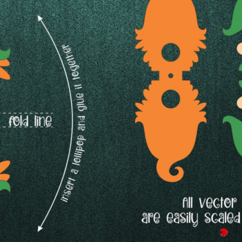 Intra απο ξύλο plywood  Χρώμα wenge 3mm-4mm πάχος - Gnome-Patrick’s Day Lollipop Holder Δίασταση 30x20 cm INTRAFABR-119187010 - Image 1