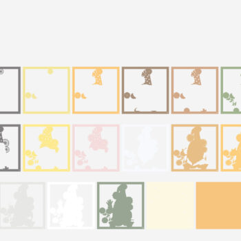 Intra απο ξύλο plywood Χρώμα wenge 3mm-4mm πάχος - Gnome Sunflower Shadow Box Δίασταση 20x20 cm INTRAFABR-119186998 - Image 4