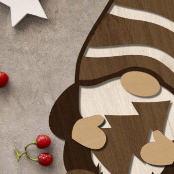 Intra απο ξύλο plywood Χρώμα wenge 3mm-4mm πάχος - ΣΕΤ ΧΡΙΣΤΟΥΓΕΝΝΙΑΤΙΚΑ ΣΤΟΛΙΔΙΑ ΓΝΟΜΕΣ, Ξύλο κοπής Δίασταση 4x4 cm INTRAFABR-119137683 - Image 2