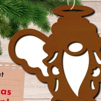 Intra απο ξύλο plywood Χρώμα wenge 3mm-4mm πάχος - Μπρελόκ Gnomes με λέιζερ, Φθινόπωρο Δίασταση 4x4 cm INTRAFABR-118024590 - Image 5