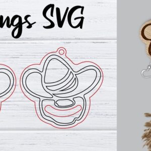 Intra απο ξύλο plywood  Χρώμα wenge 3mm-4mm πάχος - Σκουλαρίκια Gnomes Macrame | Μακραμέ Δίασταση 3x3 cm INTRAFABR-118024598