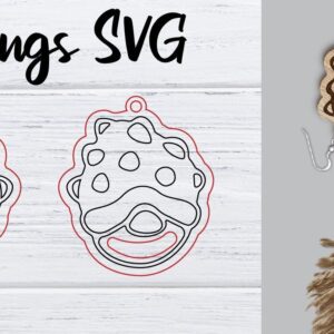 Intra απο ξύλο plywood  Χρώμα wenge 3mm-4mm πάχος - Σκουλαρίκια Gnomes Macrame | Μακραμέ Δίασταση 3x3 cm INTRAFABR-118024604