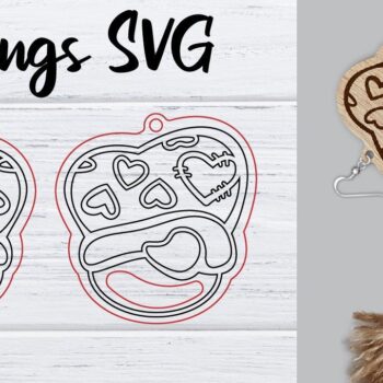 Intra απο ξύλο plywood Χρώμα wenge 3mm-4mm πάχος - Σκουλαρίκια Gnomes Macrame | Μακραμέ Δίασταση 3x3 cm INTRAFABR-116817454 - Image 1