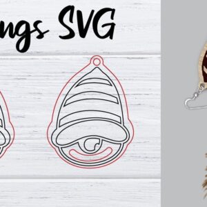 Intra απο ξύλο plywood  Χρώμα wenge 3mm-4mm πάχος - Σκουλαρίκια Gnomes Macrame | Μακραμέ Δίασταση 3x3 cm INTRAFABR-116817475