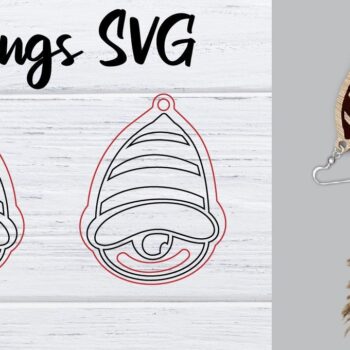 Intra απο ξύλο plywood  Χρώμα wenge 3mm-4mm πάχος - Σκουλαρίκια Gnomes Macrame | Μακραμέ Δίασταση 3x3 cm INTRAFABR-116817475 - Image 1