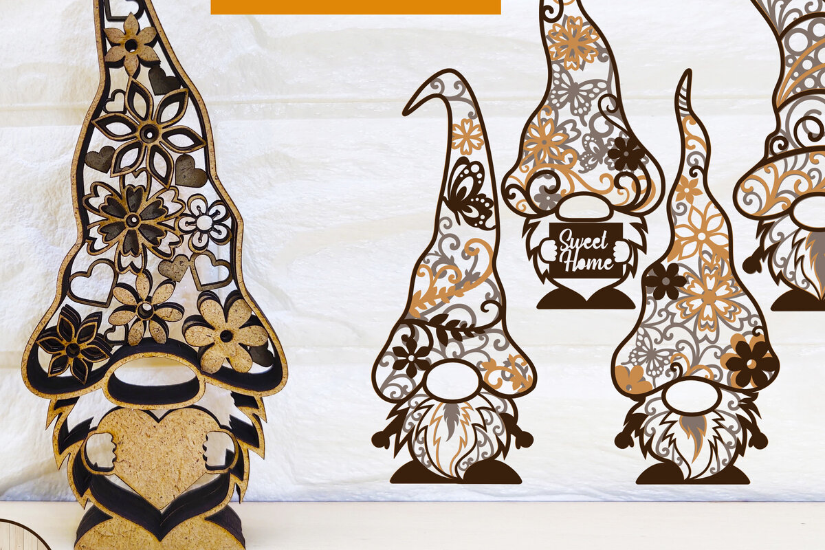 Intra απο ξύλο plywood  Χρώμα wenge 3mm-4mm πάχος - με λέιζερ πολλαπλών επιπέδων GNOMES Δίασταση 3x8 cm INTRAFABR-116817478