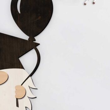 Intra απο ξύλο plywood  Χρώμα wenge 3mm-4mm πάχος - Πρότυπα πολυεπίπεδων διακοσμήσεων ΣΕΤ GROMES Δίασταση 34x7 cm INTRAFABR-121231608 - Image 4