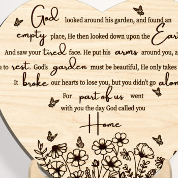 Intra απο ξύλο plywood Χρώμα wenge 3mm-4mm πάχος - God's Garden Stand Decor Δίασταση 20x20 cm INTRAFABR-94588477 - Image 1