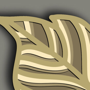 Intra απο ξύλο plywood Χρώμα wenge 3mm-4mm πάχος - Golden Apple Multilayer /3D Layered Δίασταση 30x20 cm INTRAFABR-92484694 - Image 9