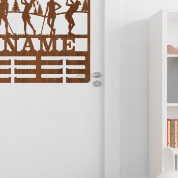 Intra απο ξύλο plywood Χρώμα wenge 3mm-4mm πάχος - Όνομα κατόχου μεταλλίου γκολφ Laser Δίασταση 30x20 cm INTRAFABR-97023346 - Image 3