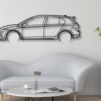 Intra απο ξύλο plywood  Χρώμα wenge 3mm-4mm πάχος - Golf VIII R Διακόσμηση τοίχου αυτοκινήτου με Δίασταση 20x20 cm INTRAFABR-119418417 - Image 1