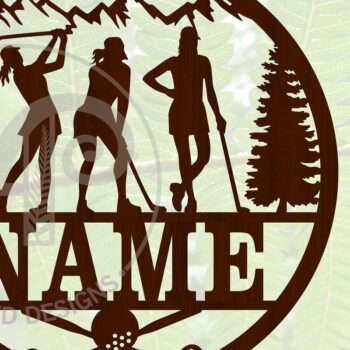 Intra απο ξύλο plywood Χρώμα wenge 3mm-4mm πάχος - Γκολφερ Γυναικείο Σήμα ονόματος Αποκοπή υ Δίασταση 30x20 cm INTRAFABR-120280980 - Image 1