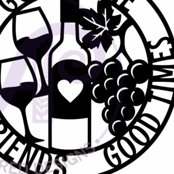 Intra απο ξύλο plywood Χρώμα wenge 3mm-4mm πάχος - Καλό κρασί Καλοί φίλοι Σημάδι καλών εποχών Δίασταση 40x50 cm INTRAFABR-92592216 - Image 3