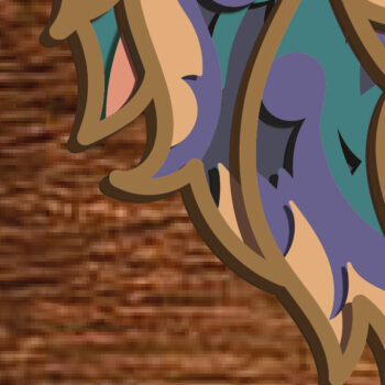 Intra απο ξύλο plywood Χρώμα wenge 3mm-4mm πάχος - Gorila Multilayer / File/3D Δίασταση 30x20 cm INTRAFABR-119248085 - Image 5