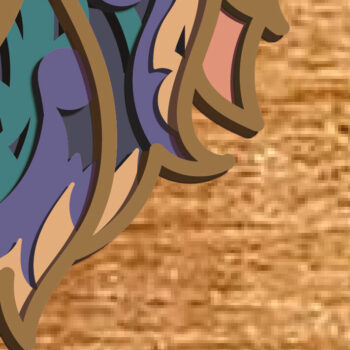 Intra απο ξύλο plywood Χρώμα wenge 3mm-4mm πάχος - Gorila Multilayer / File/3D Δίασταση 30x20 cm INTRAFABR-119248085 - Image 6